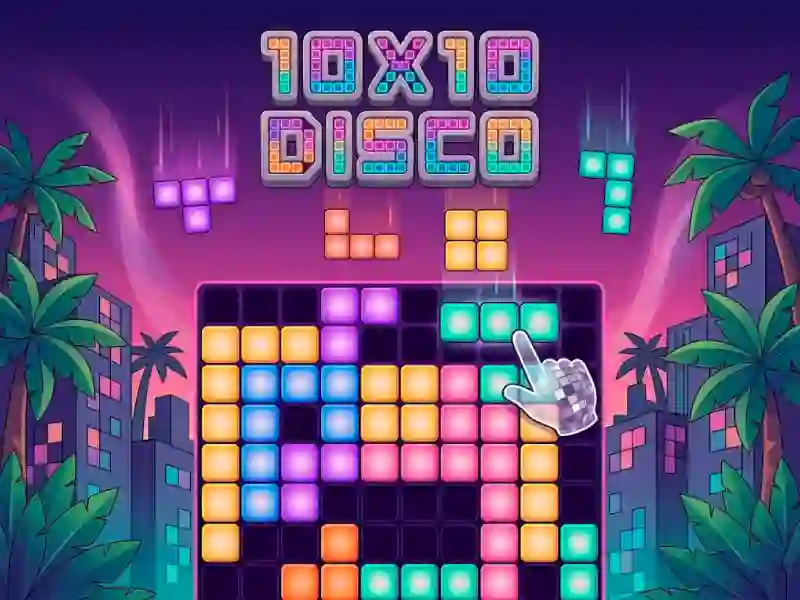 Oyunu 10x10 Disco çevrimiçi