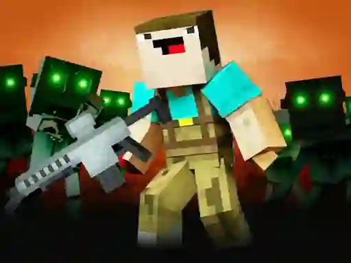 Oyunu Noob Shooter Zombie çevrimiçi