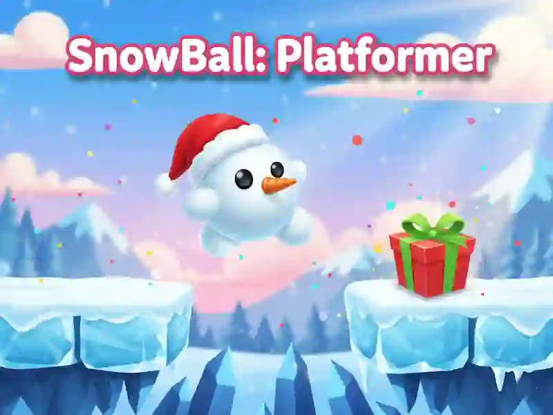 Oyunu SnowBall: Platformer çevrimiçi