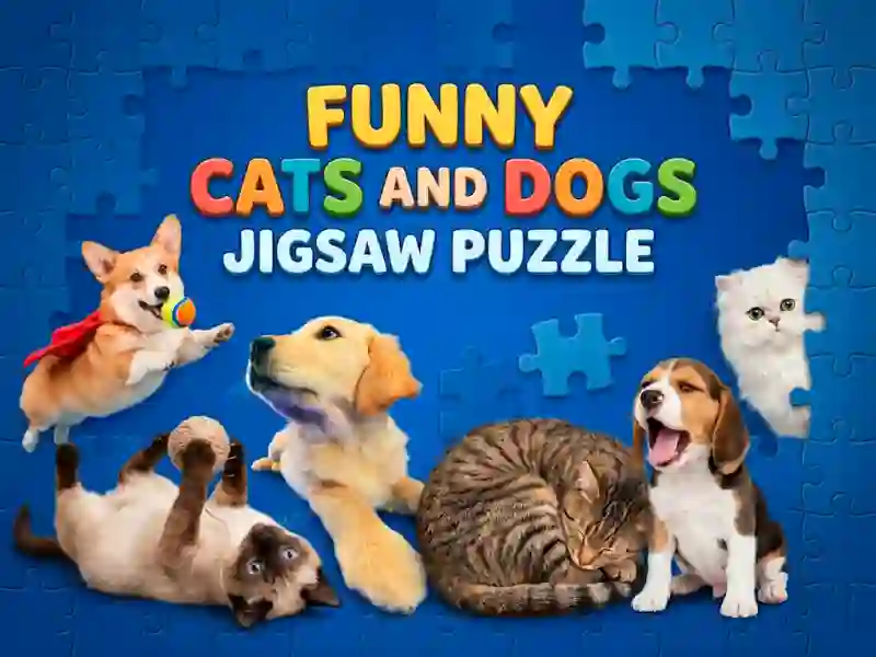 Oyunu Funny Cats And Dogs Jigsaw Puzzle çevrimiçi