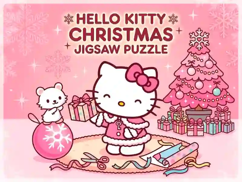 Oyunu Hello Kitty Christmas Jigsaw Puzzle çevrimiçi