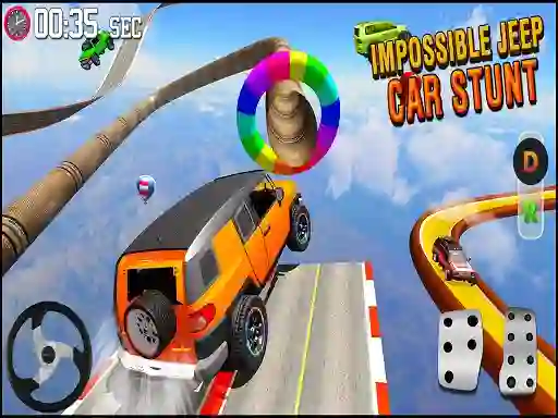 Oyunu GT Jeep Impossible Mega Dangerous Track çevrimiçi