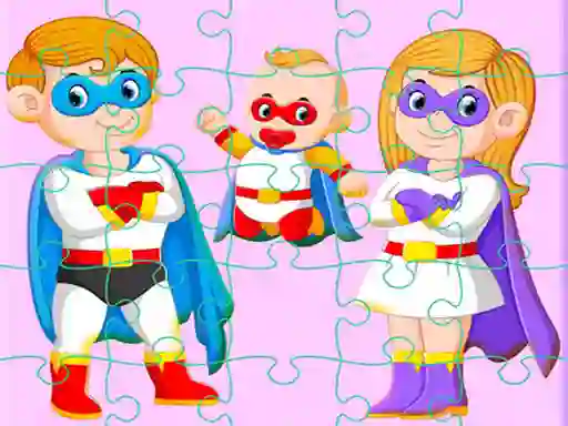 Oyunu Super Hero Family Jigsaw çevrimiçi