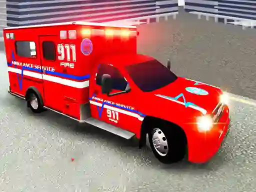 Oyunu City Ambulance Driving çevrimiçi