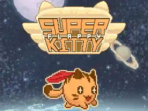 Oyunu Flappy Super Kitty çevrimiçi