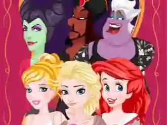 Oyunu Princess vs Villain Face Swap çevrimiçi