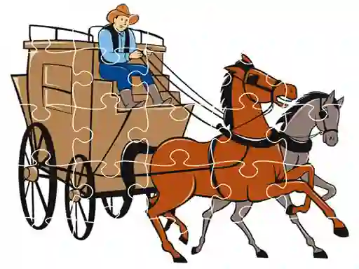 Oyunu Wagons Jigsaw çevrimiçi