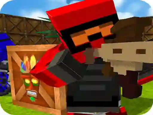 Oyunu Blocky Gun Paintball 2 çevrimiçi