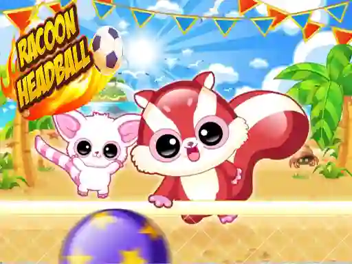 Oyunu Racoon Headball çevrimiçi