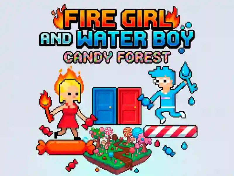 Oyunu Fire Girl and Water Boy Candy Forest çevrimiçi