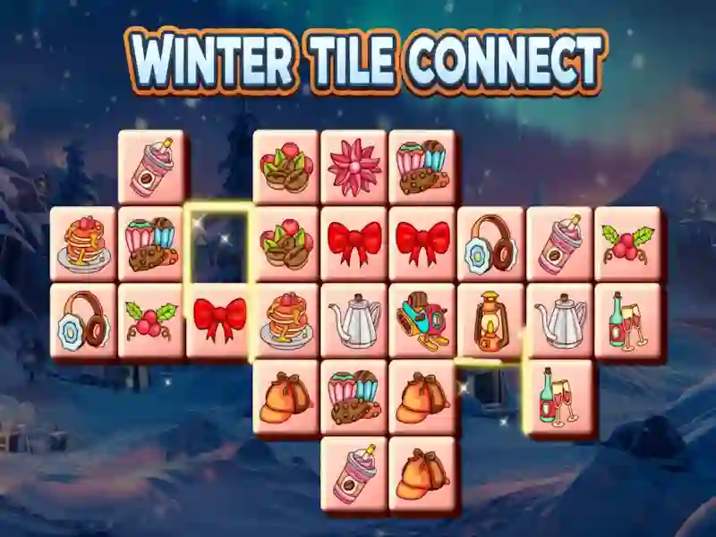 Oyunu Winter Tile Connect çevrimiçi