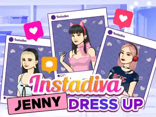 Oyunu Instadiva Jenny Dress Up çevrimiçi