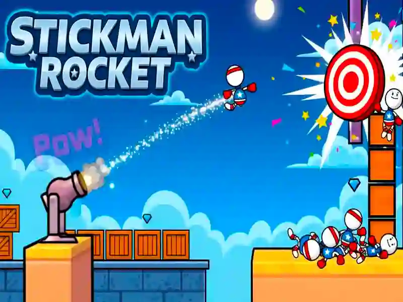 Oyunu Stickman Rocket çevrimiçi