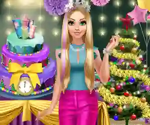 Oyunu Blondie Winter Party çevrimiçi