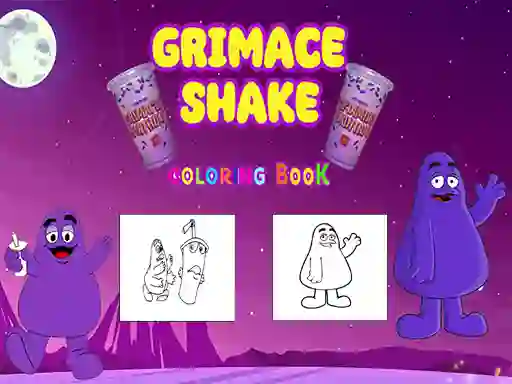 Oyunu Grimace Shake Coloring book çevrimiçi