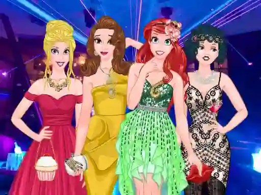 Oyunu  Princesses Graduation Party Night çevrimiçi