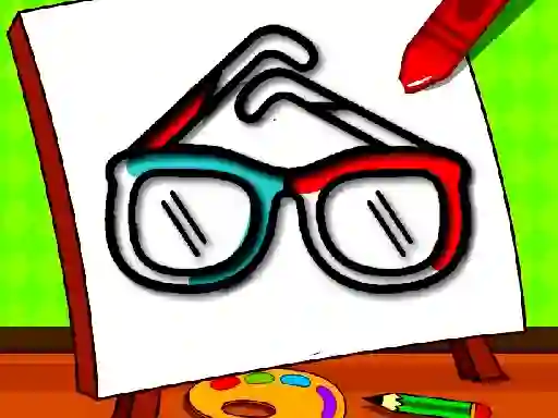 Oyunu Easy Kids Coloring Glasses çevrimiçi