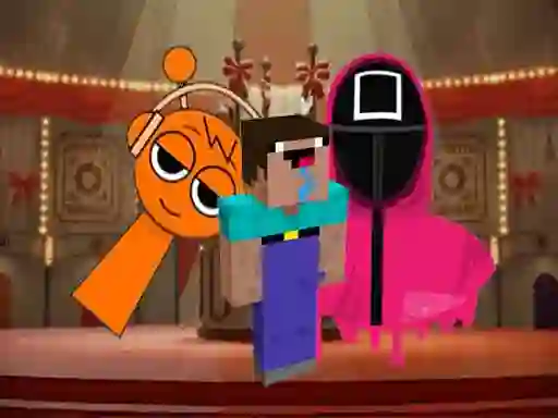 Oyunu Nextbots on Minecraft Squid Game Sprunki çevrimiçi