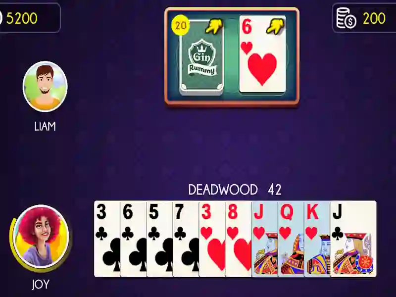 Oyunu Gin Rummy çevrimiçi