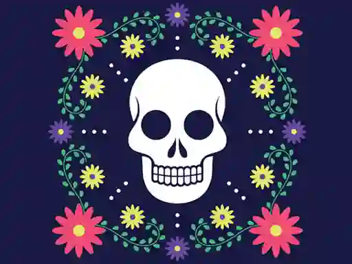 Oyunu Colorful Skull Jigsaw çevrimiçi