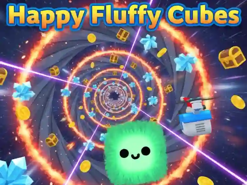 Oyunu Happy Fluffy Cubes çevrimiçi