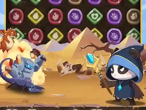 Oyunu Legend of Panda Match 3 & Battle çevrimiçi