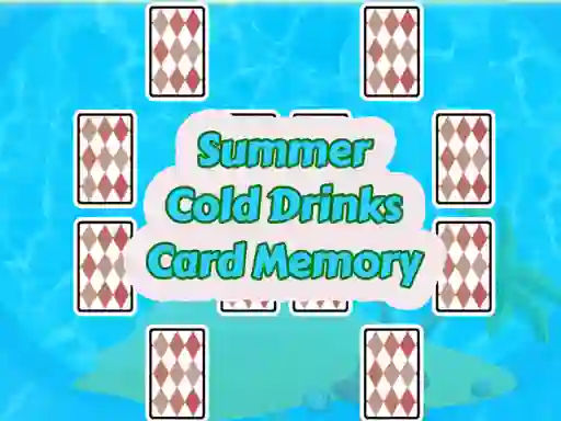 Oyunu Summer Cold Drinks Card Memory çevrimiçi