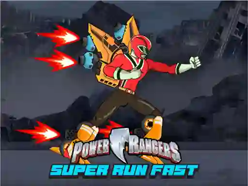 Oyunu Power Rangers Super Run Fast çevrimiçi