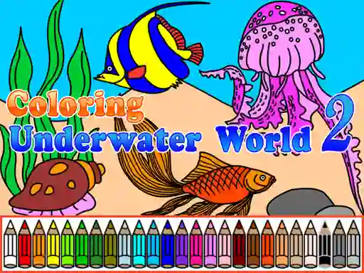 Oyunu Сoloring Underwater World 2 çevrimiçi