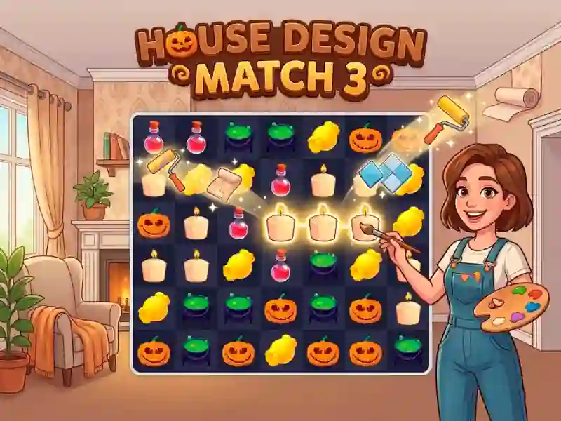 Oyunu House Design Match 3 çevrimiçi