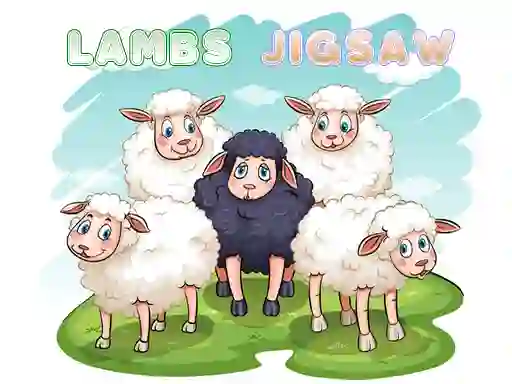 Oyunu Lambs Jigsaw çevrimiçi