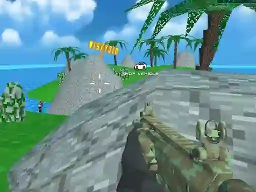 Oyunu Blocky Combat SWAT Desert Storm Zombie çevrimiçi