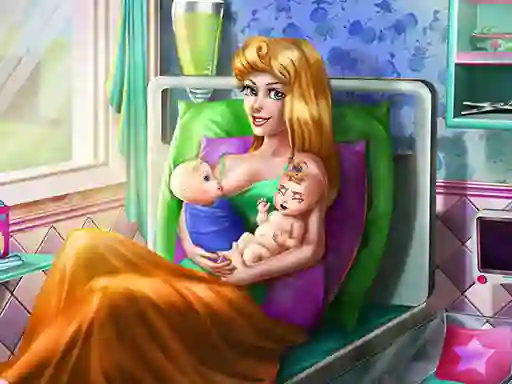 Oyunu Sleepy Princess Twins Birth çevrimiçi
