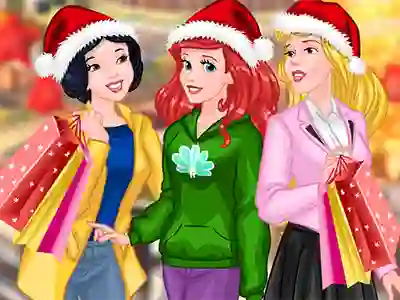 Oyunu Princesses at After Christmas Sale çevrimiçi