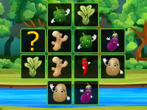 Oyunu Vegetable Cards Match çevrimiçi