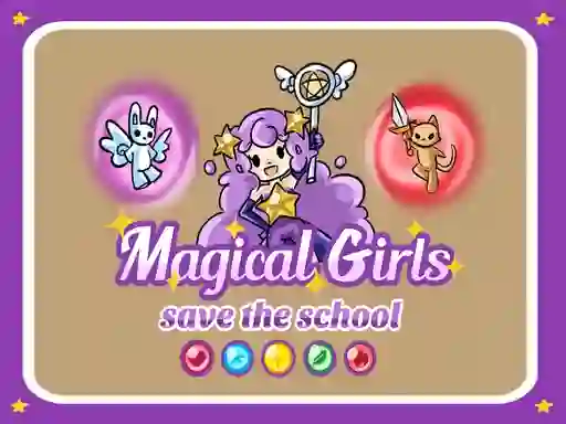 Oyunu Magical Girls Save the School çevrimiçi
