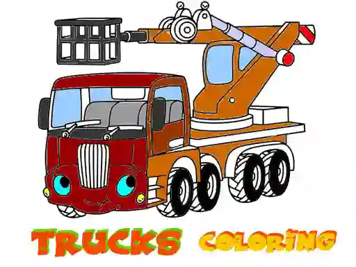 Oyunu Funny Trucks Coloring çevrimiçi