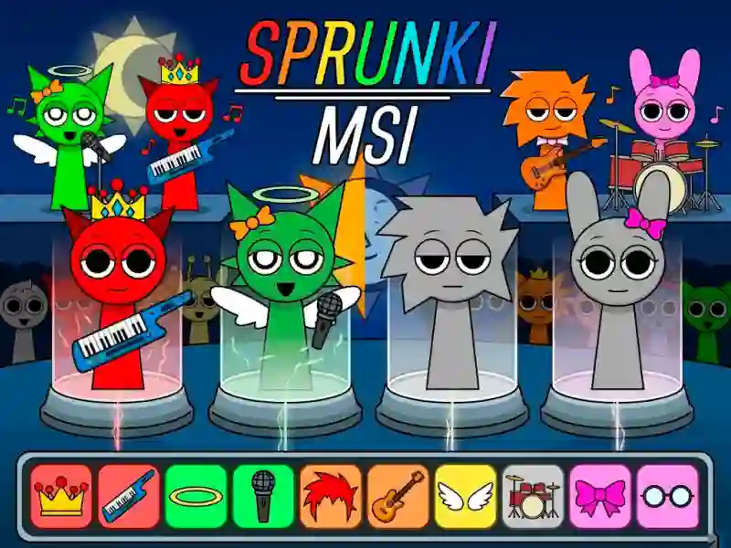 Oyunu Sprunki.MSI çevrimiçi
