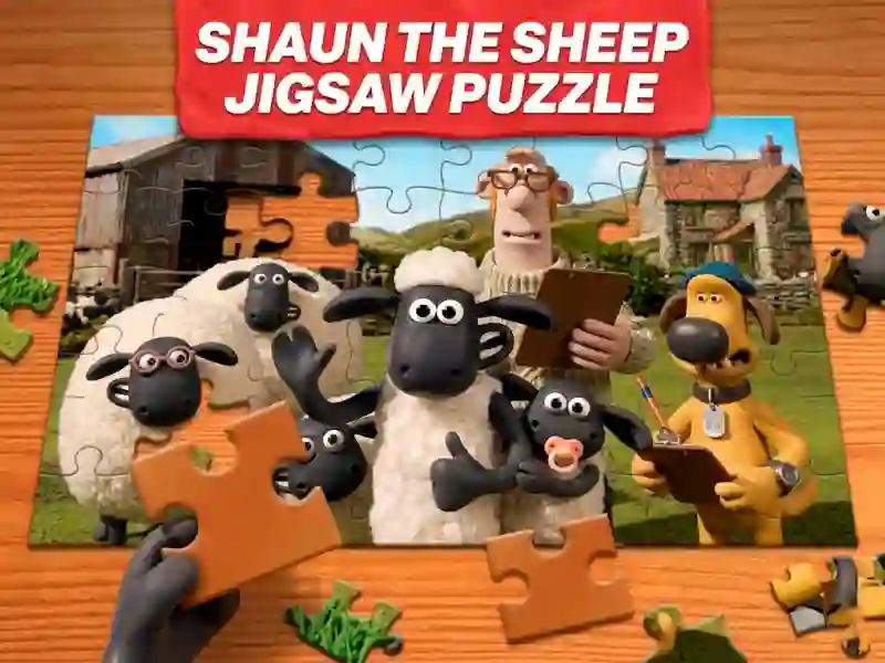 Oyunu Shaun the Sheep Jigsaw Puzzle çevrimiçi