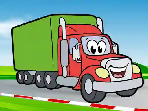 Oyunu Happy Trucks Coloring çevrimiçi