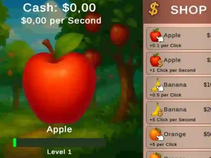 Oyunu Fruit Clicker çevrimiçi