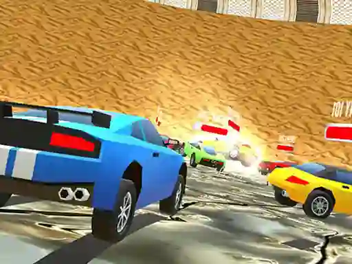 Oyunu Low Poly Smash Cars çevrimiçi