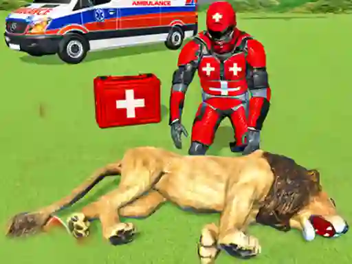 Oyunu Animal Rescue Robot Hero çevrimiçi