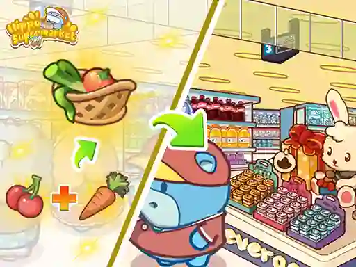 Oyunu Hippo Supermarket çevrimiçi