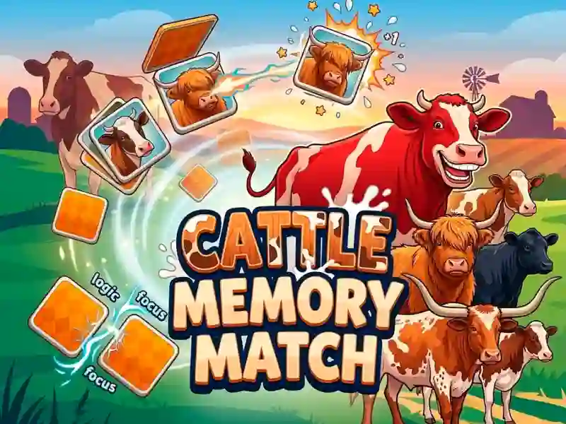 Oyunu Cattle Memory Match çevrimiçi
