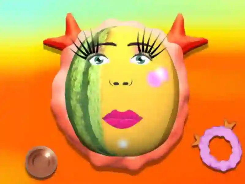 Oyunu Makeup Fruits çevrimiçi