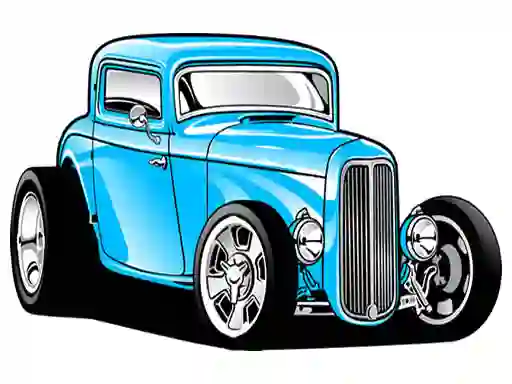 Oyunu Hot Rod Coloring çevrimiçi