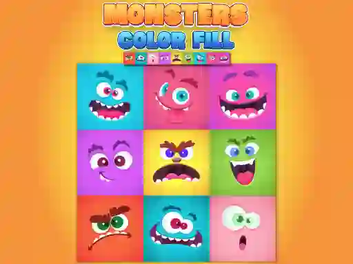 Oyunu Monsters Color Fill çevrimiçi