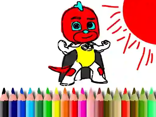 Oyunu Back To School: Mask Boy Coloring çevrimiçi