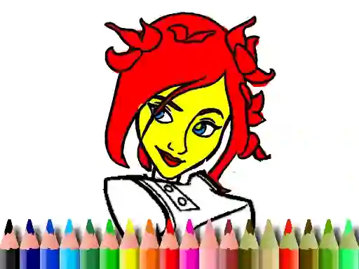 Oyunu Back To School: Cute Girl Coloring çevrimiçi